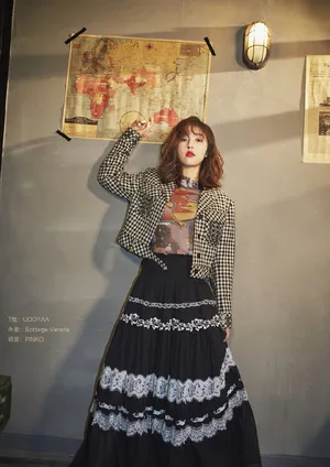 蔡文静时尚大片妩媚写真图片