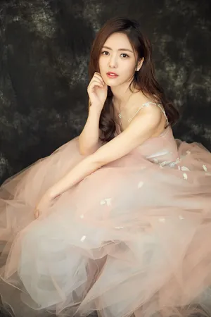 蔡文静仙气十足唯美迷人礼服写真图片_5
