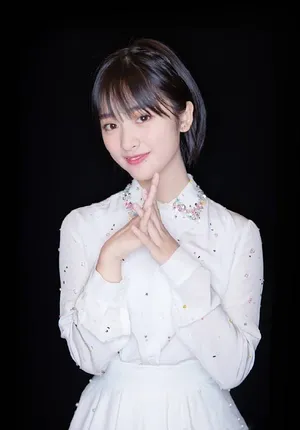 沈月纯白连衣裙清纯甜美写真图片_2