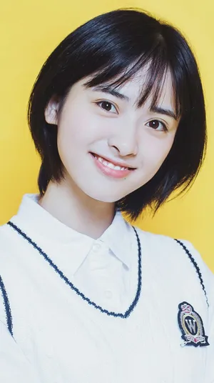 沈月清纯可爱白色针织衫写真图片_8