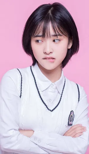 沈月学院风可爱俏皮写真高清图片_2