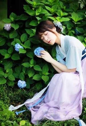 徐娇唯美汉服写真图片_3