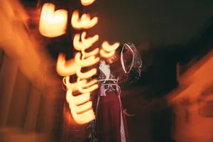 徐娇汉服街拍娇媚性感写真图片_2