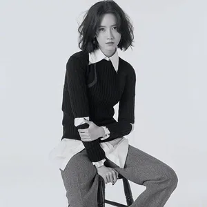 林允儿短发造型清爽养眼写真图片_2
