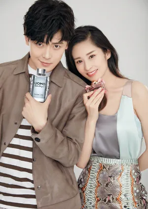 颖儿付辛博甜美时尚杂志写真图片