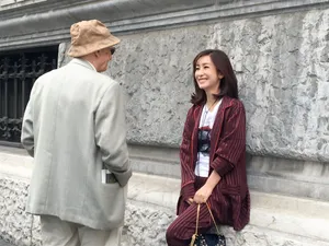 秦海璐街拍图片