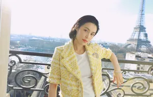 韩丹彤巴黎时装周图片_2