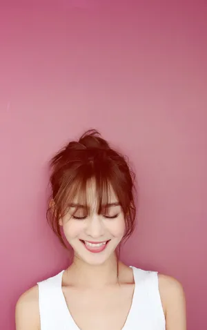 海铃可爱丸子头甜美写真图片_7