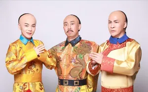 大张伟白凯南沈凌模仿还珠格格造型