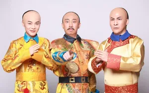 大张伟白凯南沈凌模仿还珠格格造型_2
