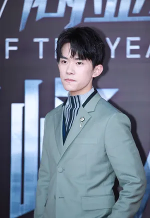 易烊千玺图片：易烊千玺2017巅峰人物获奖图片_8