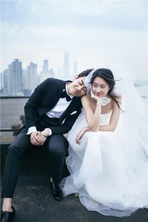 朱亚文结婚照图片大全