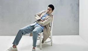 陆毅潮范儿制服写真帅气图片
