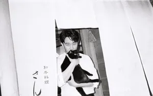 黄轩黑白帅气写真图片_6