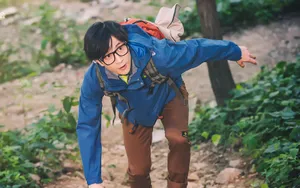 薛之谦户外登山写真高清图片_4