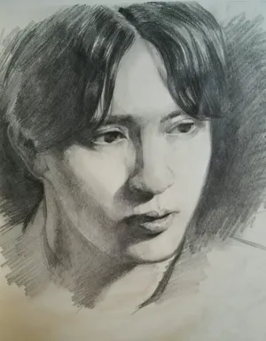 薛之谦精美铅笔素描图片