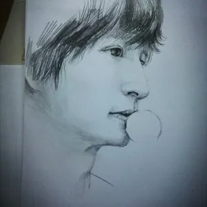 薛之谦精美铅笔素描图片_4