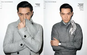 刘雯携手胡歌、张震共同演绎VogueChina12月刊时装大片_8