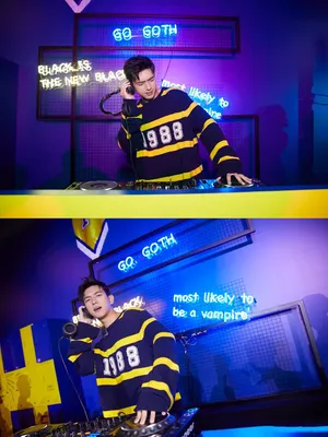 李现休闲时尚街头风写真图片_4
