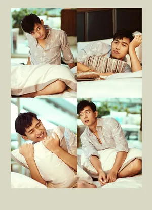 李现慵懒魅力写真图片：现男友太撩人_5