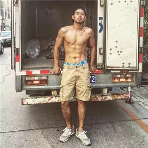 小河神李现阳刚帅气肌肉写真_1