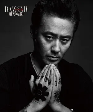 吴秀波狂野纹身霸气芭莎电影杂志写真_6