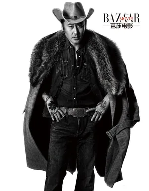 吴秀波狂野纹身霸气芭莎电影杂志写真_8
