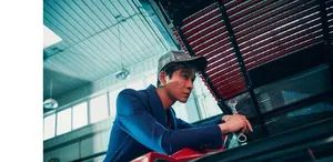 乔振宇工装型男狂野写真图片_7