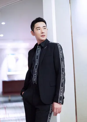罗晋黑色西装帅气发布会图片_6