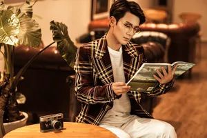 陈翔复古学院风帅气写真图片_7