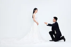 苏炳添婚纱照高清图片_4