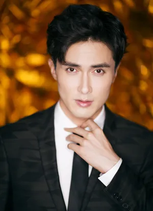 高伟光黑色西装绅士范帅气红毯写真图片_5
