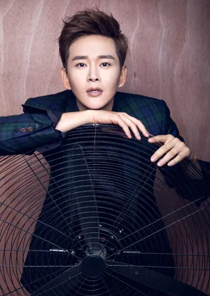 黄宥明儒雅帅气格子西装写真高清图片_3