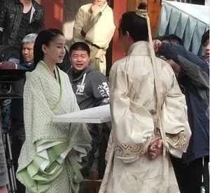 Angelababy杜淳主演的云中歌拍摄花絮照Angelababy杜淳剧照图片