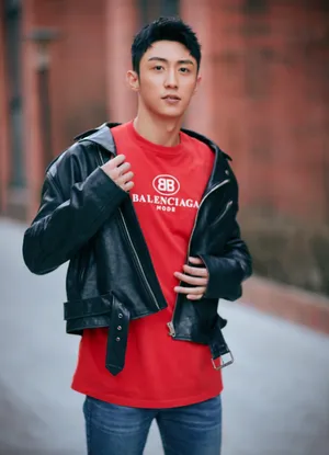 黄景瑜街拍帅气写真图片_3