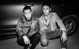 黄景瑜张译黑白质感时尚大片写真高清壁纸_5