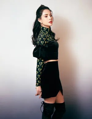 李若彤肌肉线条酷飒写真图片