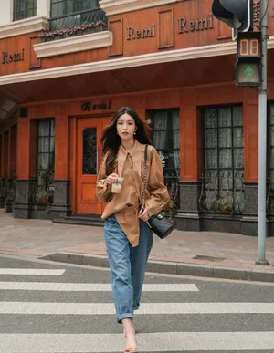 文咏珊初冬温婉知性写真图片_6