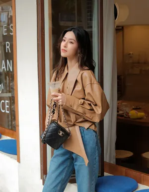 文咏珊初冬温婉知性写真图片_7