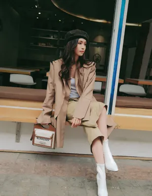 文咏珊时尚酷感街拍图片_7