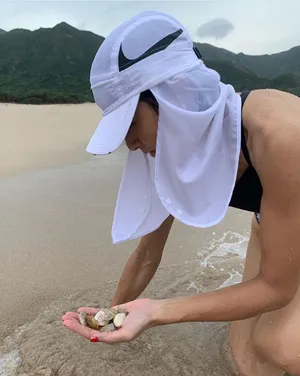 徐濠萦玩冲浪心情佳美照图片_5