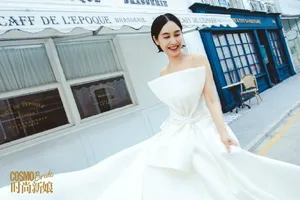 性感美女朱茵妩媚婚纱照写真_3
