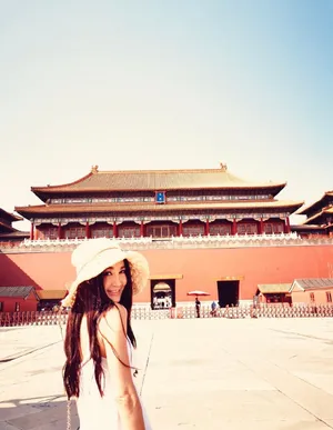温碧霞与霍汶希容祖儿出游友情满满自拍美照图片_10