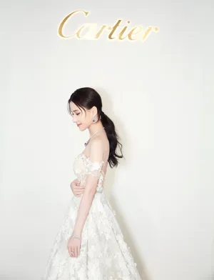 何超莲露背长裙造型性感图片写真_8