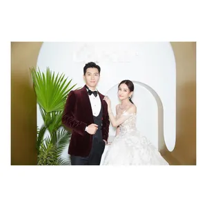 何超莲窦骁郎才女貌婚纱大片写真图片_3