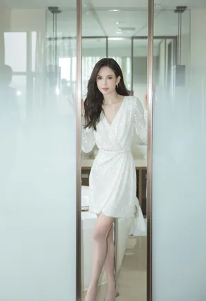 李若彤亮片裙性感写真图片_5