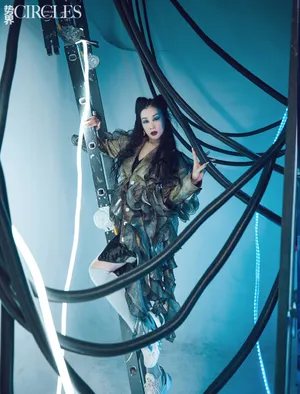 钟丽缇性感美艳光影写真图片第1张