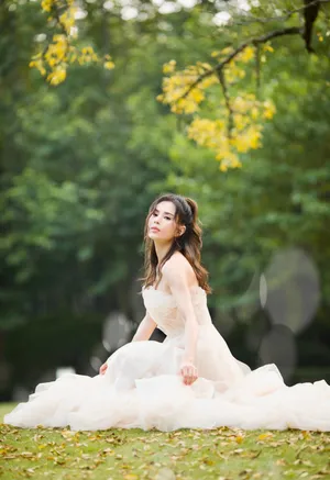 李若彤小露香肩纯洁迷人写真_2