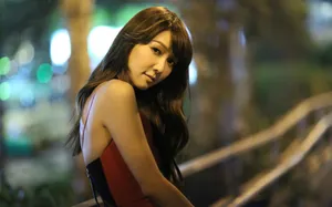薛凯琪性感夜景街拍图片_6
