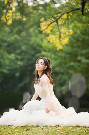 李若彤唯美婚纱写真图片_5